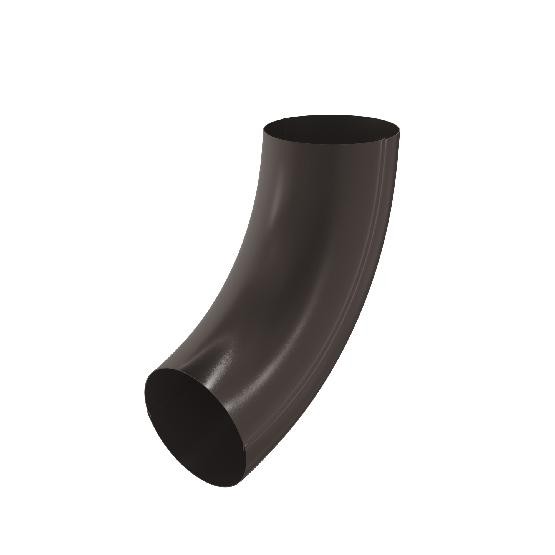 Водосток Aquasistem, система 125x90 -  Колено трубы RR 32 Тёмно Коричневый купить в Королёве