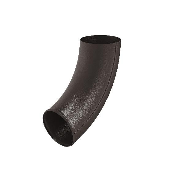 Водосток Aquasistem, Система 150/100 - Отвод трубы RR 32 Тёмно-коричневый matt купить в Королёве