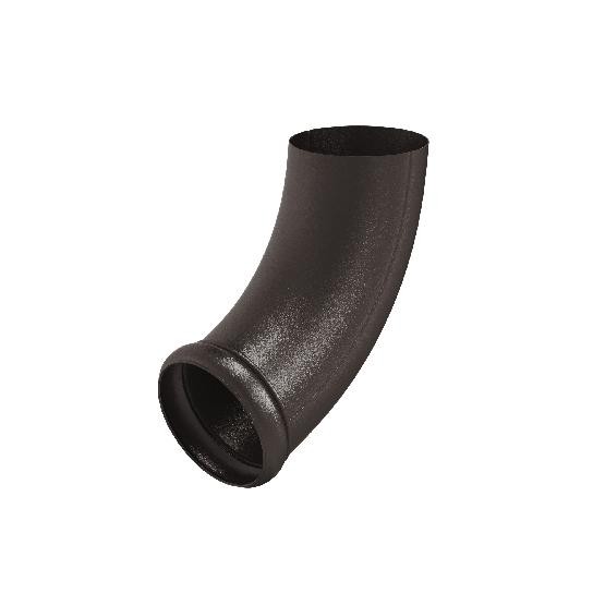 Водосток Aquasistem, Система 150/100 - Отвод трубы декорированный RR 32 Тёмно-коричневый matt купить в Королёве