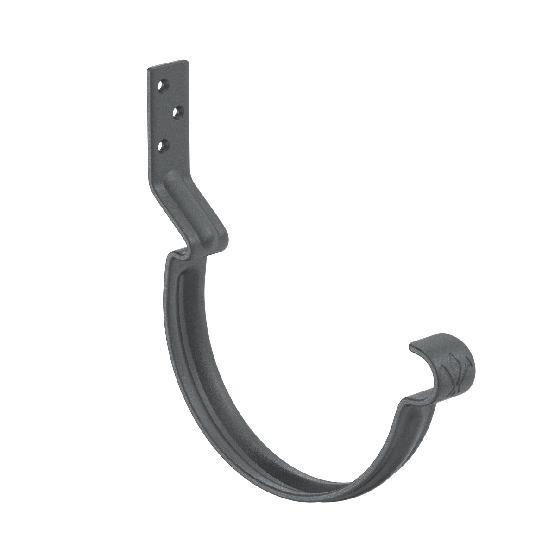 Водосток Aquasistem, Система 125/90 - Крюк крепления желоба короткий RR 23 Маренго matt купить в Королёве