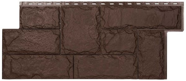 Фасадная панель T-Сайдинг-МАРСЕЛЬ ЭКО-1 Браун купить в Королёве