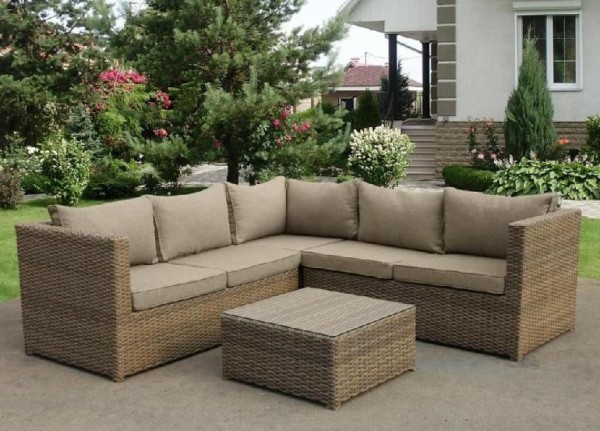 Комплект мебели AFINA плетеной из иск. ротанга YR825B Beige купить в Королёве
