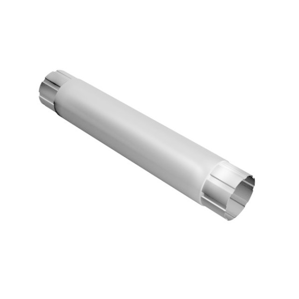 Водосток Grand Line 150x100 – Труба водосточная 1м RAL 9003 купить в Королёве