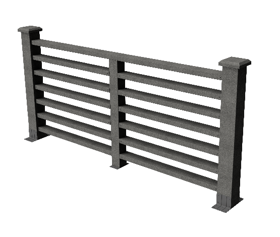 Ограждения декоративное ДПК GRINDERDECO Марсело серый базальт купить в Королёве