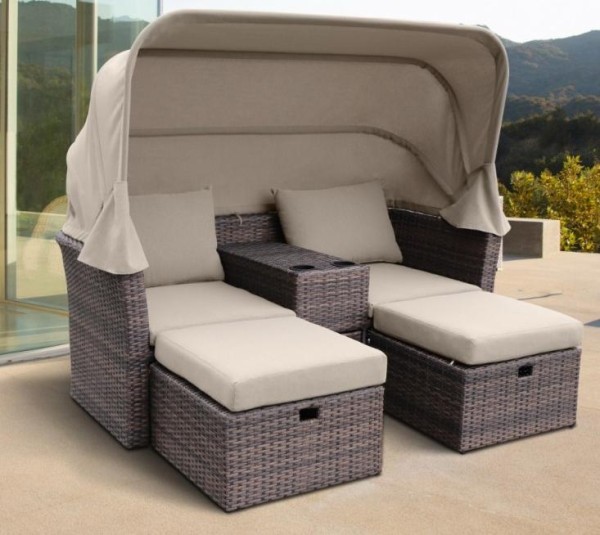 Комплект мебели AFINA плетеной из иск. ротанга AFM-330B Brown купить в Королёве