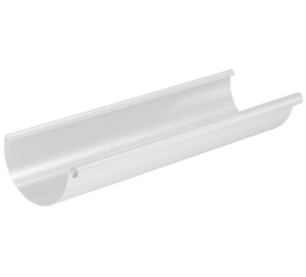 Водосток Aquasistem, система 125x90 - Водосточный желоб 3.00м RR 20 Мраморно-белый купить в Королёве