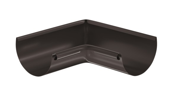 Водосток Aquasistem, система 150/100 - Угол желоба, внутренний 90° RR 32 Тёмно-Коричневый купить в Королёве