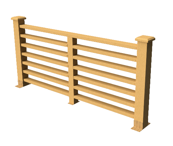 Ограждения декоративное ДПК GRINDERDECO Марсело песчаник купить в Королёве