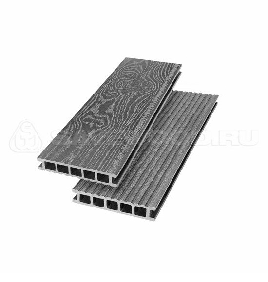 Террасная доска из ДПК SW Ornus тангенциальный распил пепельный купить в Королёве