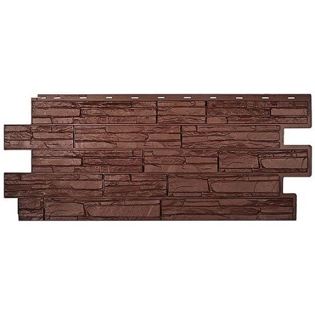 Фасадная панель T-Сайдинг-Альпийская сказка Коричневый купить в Королёве