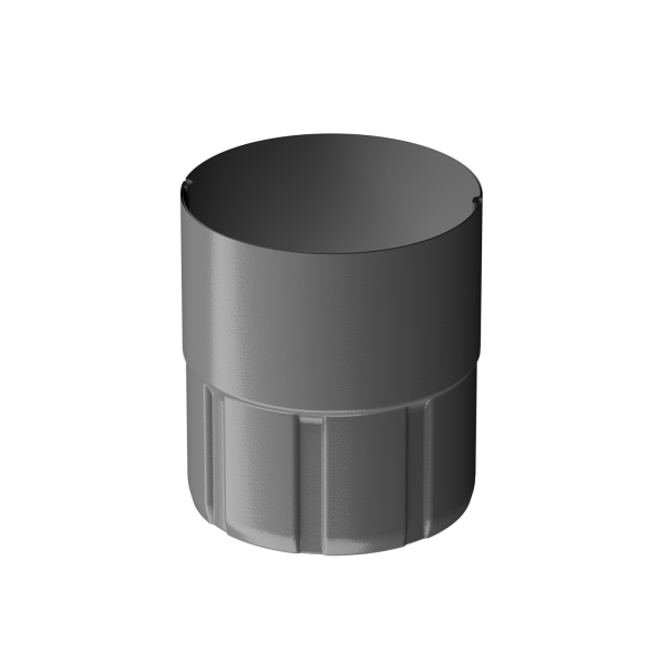 Муфта соединительная для водостока Döcke STAL PREMIUM, Графит купить в Королёве