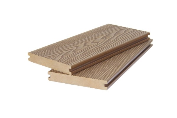 Доска террасная 3D фактура дерева POLIVAN GROUP двухсторонняя полнотелая SINGARAJA песочный купить в Королёве