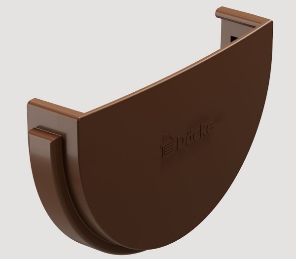 Заглушка желоба ПВХ Docke STANDART Светло-коричневый купить в Королёве