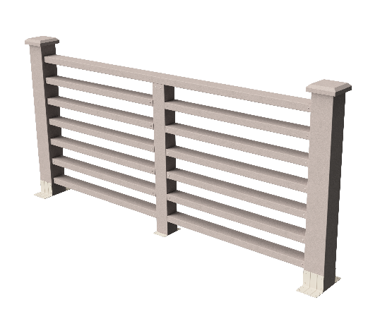 Ограждения декоративное ДПК GRINDERDECO Марсело выбеленый дуб купить в Королёве