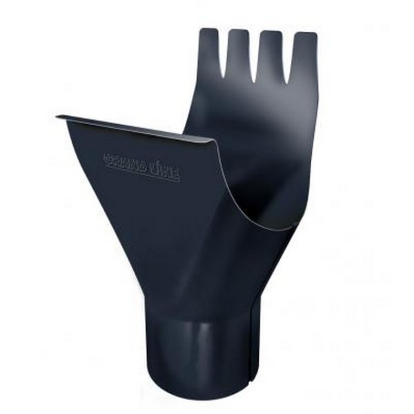 Водосток Grand Line 150x100 – Воронка желоба RAL 7024 купить в Королёве