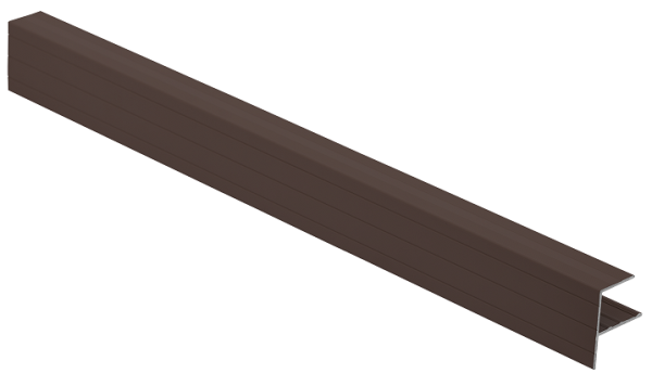 F-профиль Grinder закрывающий коричневый купить в Королёве