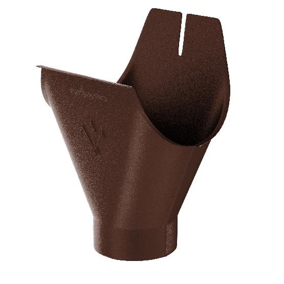 Водосток Aquasistem, Система 125x90 - Воронка желоба RAL 8017 Коричневый matt купить в Королёве