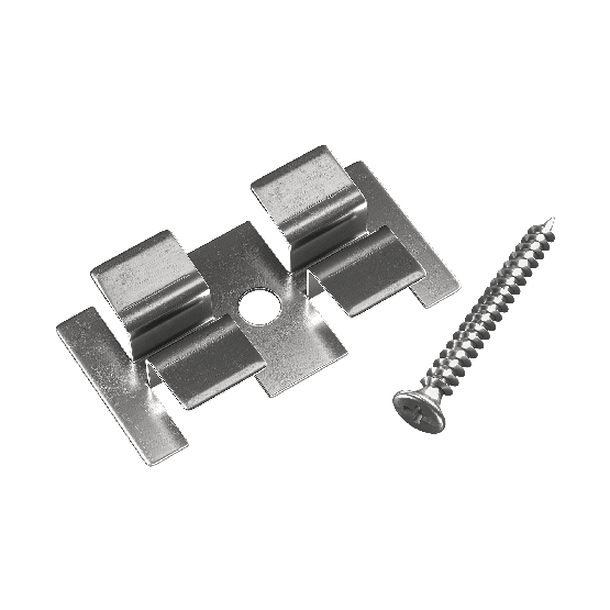 Клипса с саморезом, Grinder шовный монтаж 5 mm купить в Королёве