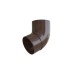Водосток Альта-Профиль ПВХ – Колено 45 (коричневый) купить в Королёве