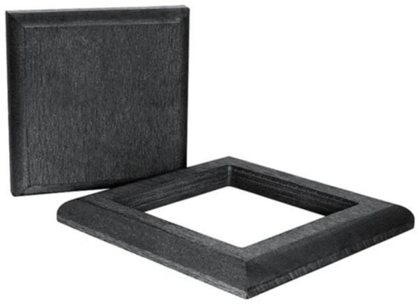 Комплект крышка и юбка ДПК для столба Polivan SINGARAJA черный купить в Королёве