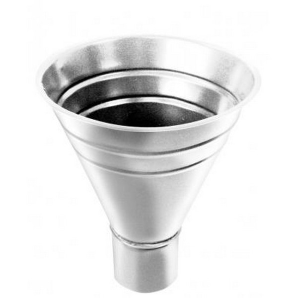 Водосток Grand Line 125x90 – Воронка водосборная RAL 9003 купить в Королёве