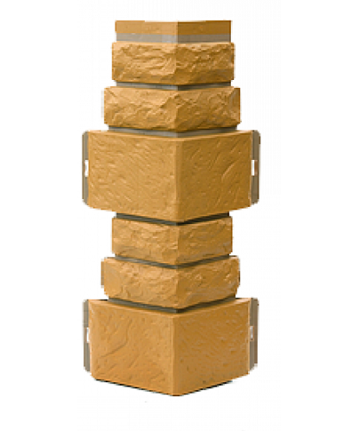 Угол T-Сайдинг-Дикий Камень Бежевый купить в Королёве