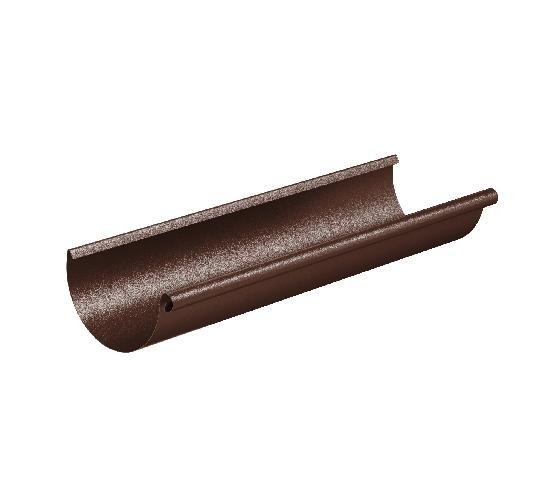Водосток Aquasistem, Система 125x90 - Желоб водосточный 3 метра RAL 8017 Коричневый matt купить в Королёве