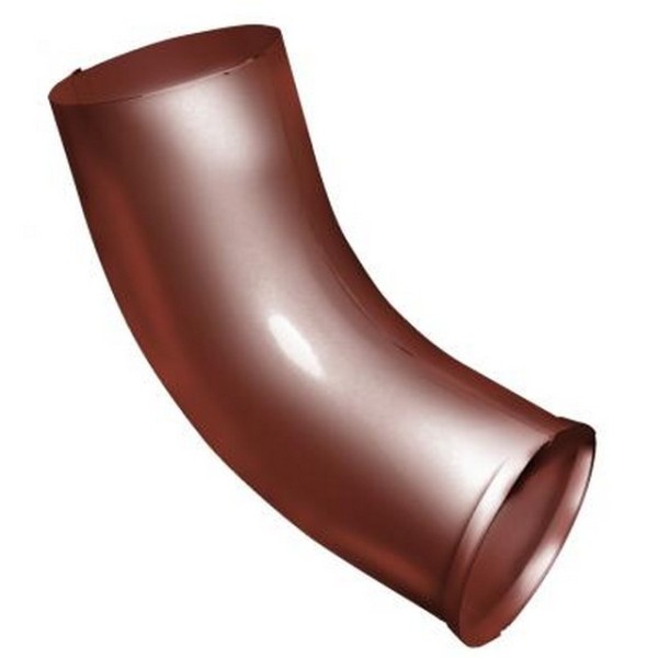 Водосток Grand Line 125x90 – Колено сливное RAL 8004 купить в Королёве