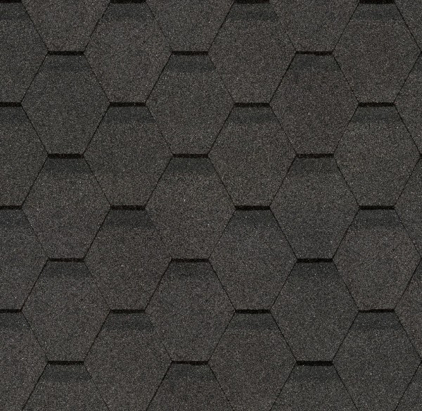 Гибкая черепица Docke, коллекция Шестигранник Серый купить в Королёве