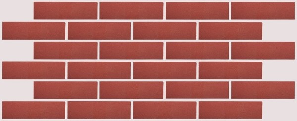 Гибкая клинкерная плитка СТ-01 Красный (сборная) купить в Королёве