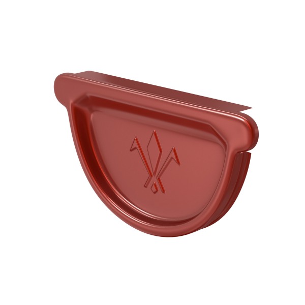 Водосток Aquasistem, система 150x100 - Заглушка универсальная с резиновым уплотнителем RR 29 Бургундский купить в Королёве