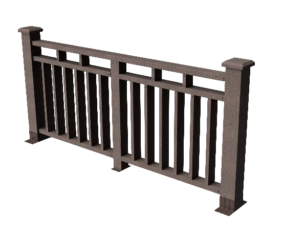 Ограждения декоративное ДПК GRINDERDECO Европа венге купить в Королёве