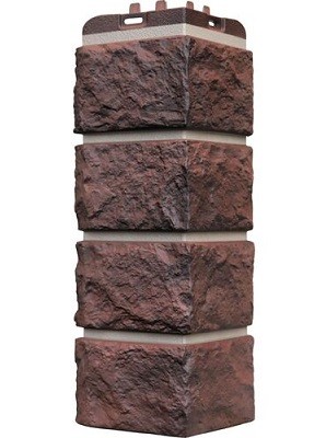 Угол наружный Grand Line Колотый Камень Кофе, Шов темно-бежевый купить в Королёве