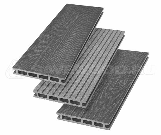Террасная доска из ДПК SW Carpinus (R) — двухсторонняя графит купить в Королёве