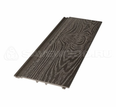 Сайдинг из дпк savewood sw-cedrus тангенциальный распил темно-коричневый