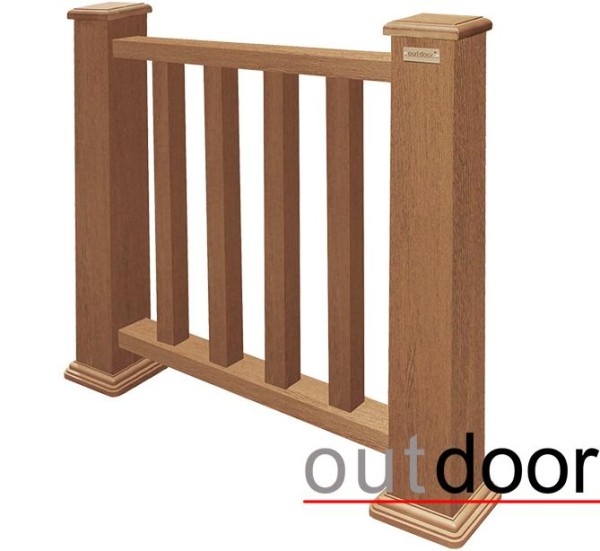 Ограждение из ДПК Outdoor Классик 3D STORM дуб купить в Королёве