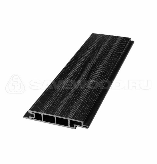 Террасная доска из ДПК SW Padus радиальный распил «SaveWood» чёрный купить в Королёве