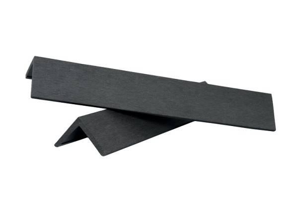 Уголок ДПК завершающий шлифованный SINGARAJA чёрный купить в Королёве