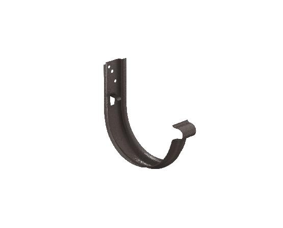 Водосток Aquasistem, Система 125x90 - Крюк универсальный с комплектом крепления RR 32 Тёмно-коричневый matt купить в Королёве