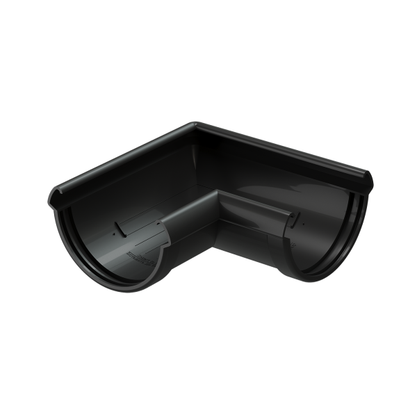 Угол желоба 90° Docke Lux ПВХ - Карбон купить в Королёве