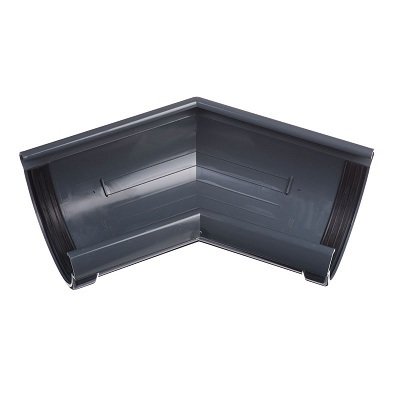 Угол желоба универсальный 135° Docke Lux ПВХ - Графит купить в Королёве