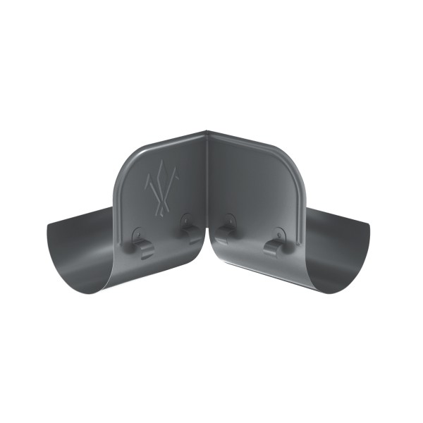 Водосток Aquasistem, система 150x100 - Ограничитель перелива угловой RR 23 Маренго купить в Королёве