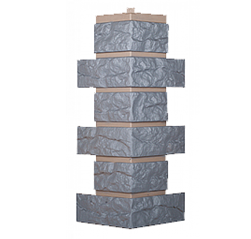 Угол T-Сайдинг-Кирпич Лондон Брик Серый купить в Королёве