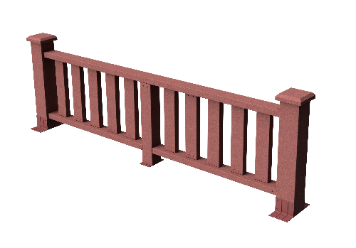 Ограждения декоративное ДПК GRINDERDECO  Эрес мербау купить в Королёве