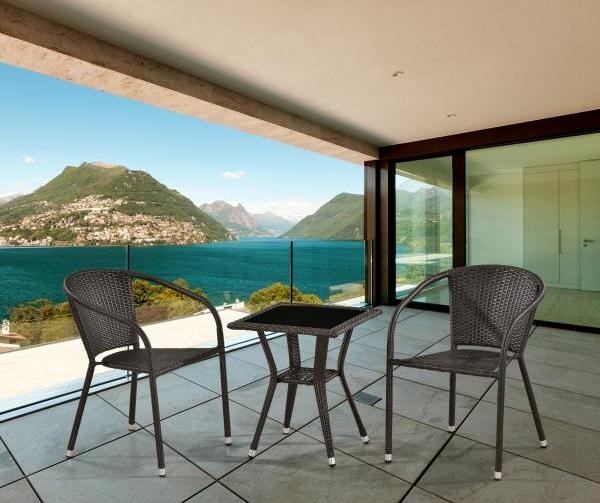 Комплект плетеной мебели AFINA из иск. ротанга T25A/Y137C-W53 Brown 2Pcs купить в Королёве