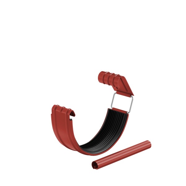 Водосток Aquasistem, система 150x100 - Соединитель желоба в комплекте RR 29 Бургундский купить в Королёве