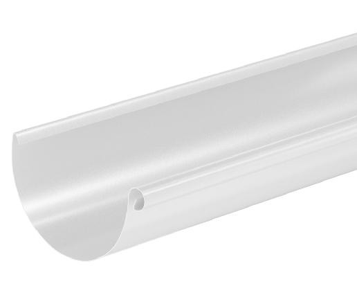 Водосток Aquasistem, система 150/100 - Водосточный желоб 3.00м RAL 9003 Белый купить в Королёве