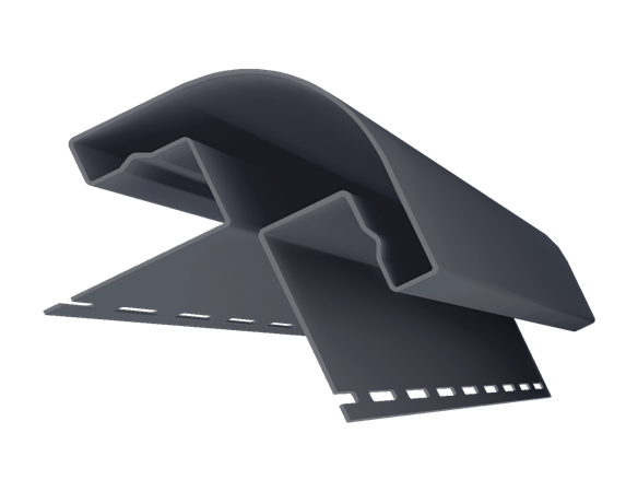 Угол наружный радиусный Графит купить в Королёве