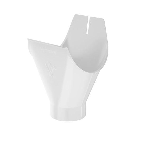 Водосток Aquasistem, система 150/100 - Воронка желоба RAL 9003 Белый купить в Королёве