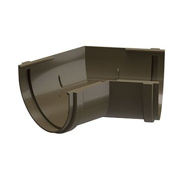 Угол желоба 135˚ Docke Premium ПВХ - Каштан купить в Королёве